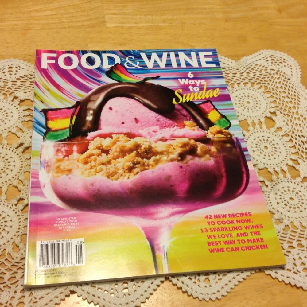 Cooking Magazine Plus Food And Wine and Spoon Rest Bundle